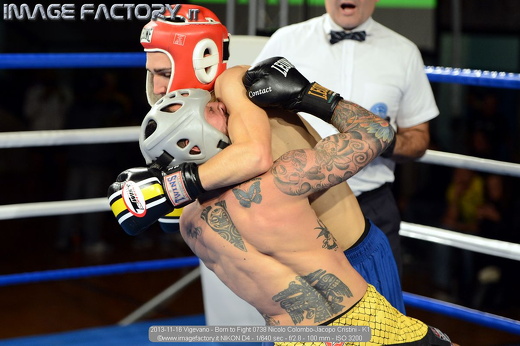2013-11-16 Vigevano - Born to Fight 0738 Nicolo Colombo-Jacopo Cristini - K1